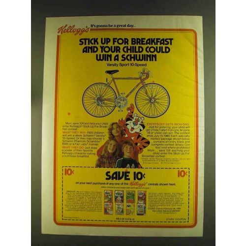 1980 Kellogg's Cereal Ad - Win Schwinn Varisty Sport