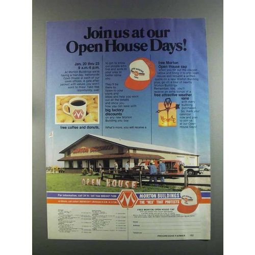 1982 Morton Buildings Ad - Our Open House Days
