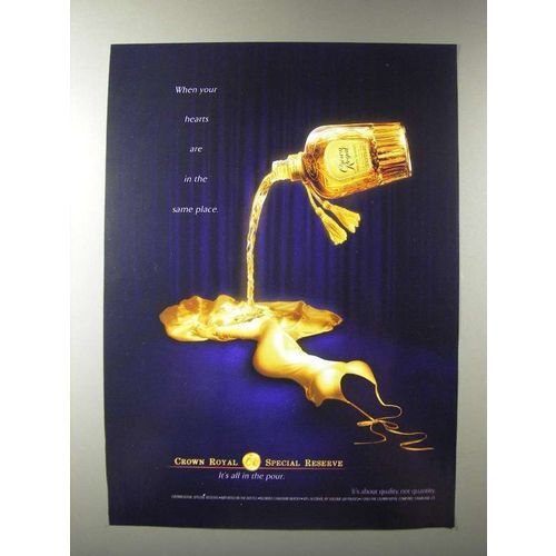 2003 Seagram's Crown Royal Special Reserve Whisky Ad