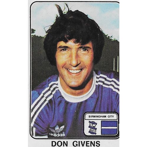 Panini's Football 1979 Stickers: No.54 - Givens