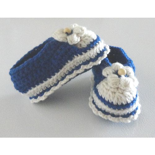 BABY crochet slipper shoes #B030 0-12 months