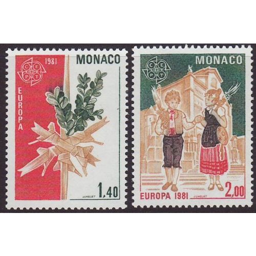 Monaco 1981 SG 1488-9 UMM - Europa/CEPT (G-017)