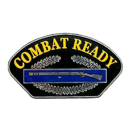 Combat Ready Ribbon Fridge Magnet