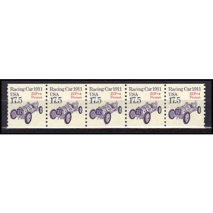 2262a 17.5c Race Car Very Fine MNH Dry Gum PNC 1/5 X1006