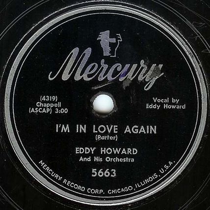 Mercury 78 #5663 - "Deadly Weapon" & "I'm In Love Again" - Eddy Howard