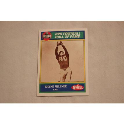 Wayne Millner 1990 Swell Pro Football Hall of Fame NO. 60