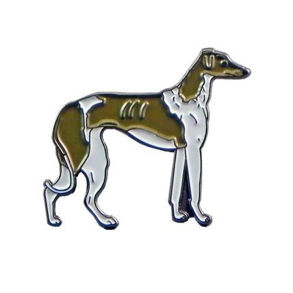 Greyhound Racing Dog Metal Collectors Enamel Pin Badge Brooch 30mm NEW