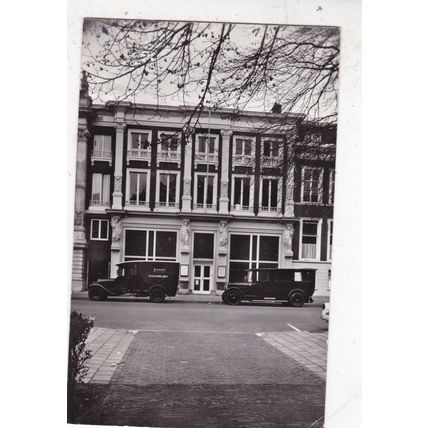 Postmuseum Den Haag Netherlands Real Photo Postcard posted creased