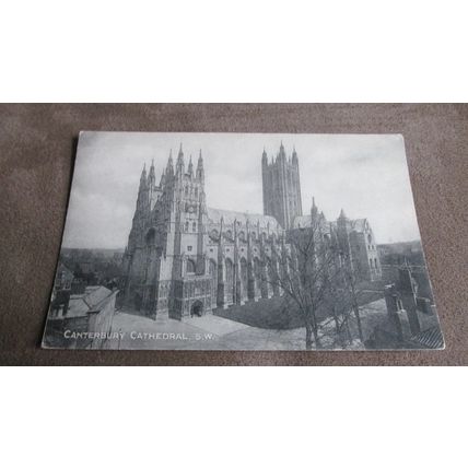 Early Crow & Son Postcard - Canterbury Cathedral - Kent