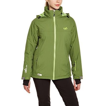 Urban Beach Canopy waterproof breathable windproof snow jacket green L/14 -75%
