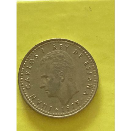Umlaufmünze Spanien 1 Peseta 1975 im Stern 77