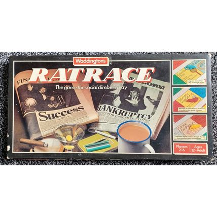 VINTAGE " WADDINGTONS RATRACXE GAME,SPARES AVAILABLE " PLEASE ENQUIRE
