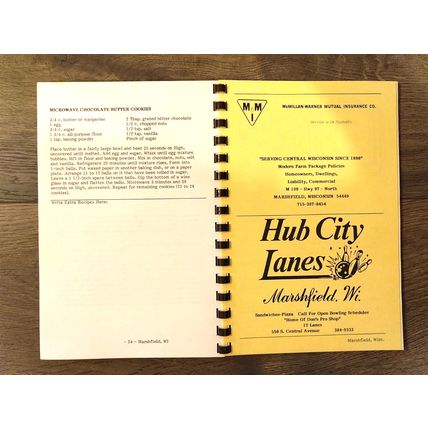 Marshfield Lioness Club Micro-Wave Cookbook - Marshfield, Wisconsin - NICE!