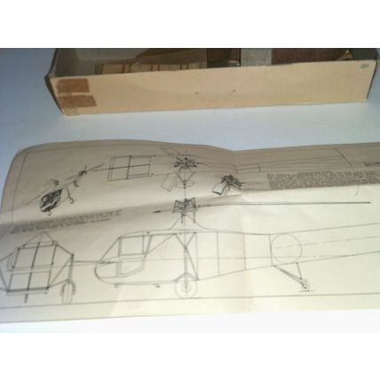 Douglas Model Co. Utah Solid wood model kit SIKORSKY HELICOPTER 1943 Rare