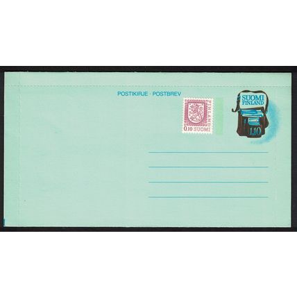 Finland Aerogram Blue 1978
