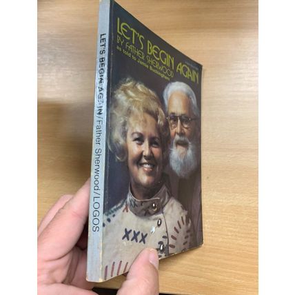 1975 "LET'S BEGIN AGAIN" FATHER SHERWOOD RELIGIOUS VINTAGE PAPERBACK BOOK (P2)