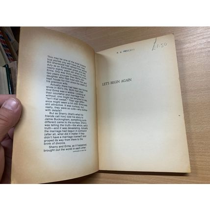1975 "LET'S BEGIN AGAIN" FATHER SHERWOOD RELIGIOUS VINTAGE PAPERBACK BOOK (P2)