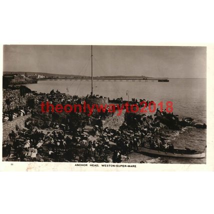 Anchor Head, Weston super Mare, Somerset, JL Postcard, 1911