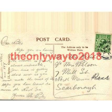 Anchor Head, Weston super Mare, Somerset, JL Postcard, 1911