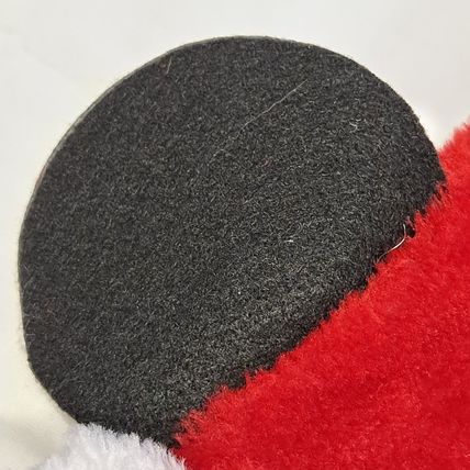 Mickey MOUSE SANTA HAT Ears Polka Dot Bow 21" Christmas Holiday Adult Cap