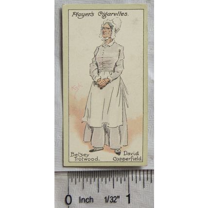 1912 Players Characters from Dickens card 36 Betsey Trotwood, David Copperfield