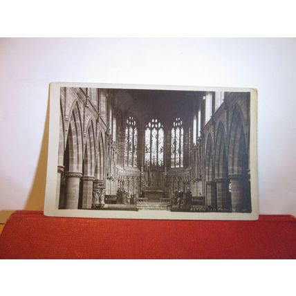 OLD CHURCH, ASTON, BIRMINGHAM used antique postcard dated 1919 =