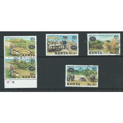 Kenya stamps sg81 sg 81 safari rally 1977 fu vfu
