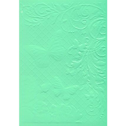 5"x7" Embossed Card. 10 Sheets. Butterflies (37). Cardmaking Scrapbooking Crafts