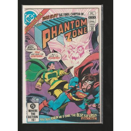 The Phantom Zone, #4, DC Comic Book, High Grade