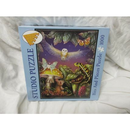 Bits and Pieces 1000 Piece Puzzle - Rosiland Solomon - Night Owl