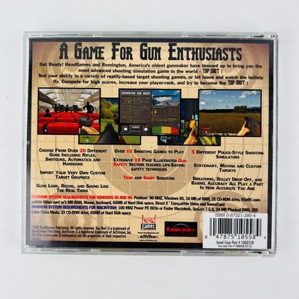Remington Top Shot Interactive Target Shooting PC CD Game Software