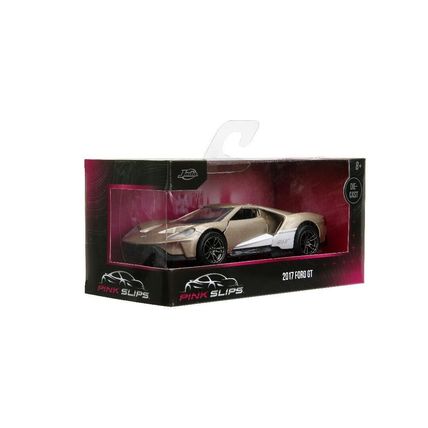 PINK SLIPS 2017 FORD GT GLOSSY GOLD - JADA JAD34662 1/32