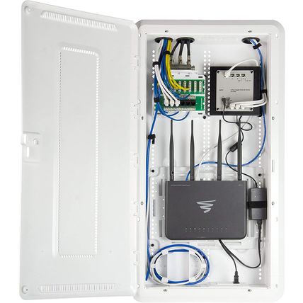 Legrand - On-Q 30 Inch Media Enclosure, Wifi Electrical Box, Cable Management Bo