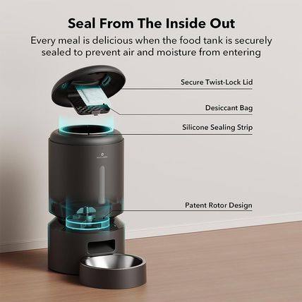 PETLIBRO Automatic Cat Feeder, 5G Wifi Automatic Dog Feeder with Freshness Prese