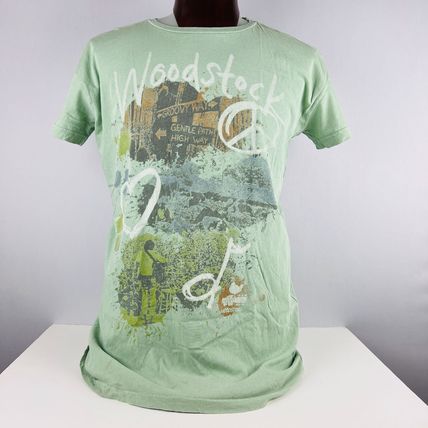 Woodstock Peace - Love - Music Small T-Shirt Shirt (See Measurements)