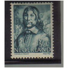 NETHERLANDS 1943 C TROMP 30C M/H SG586