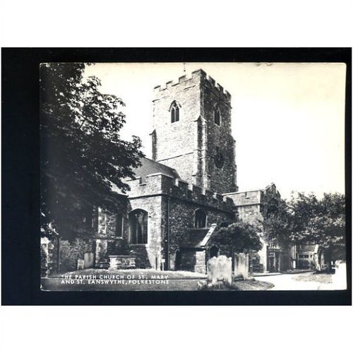 Kent FOLKESTONE Parish Church Postcard by Halksworth Wheeler