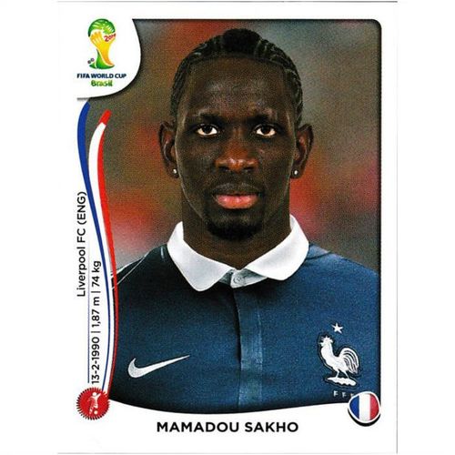 2014 Panini World Cup Soccer Stickers - #381 - Mamadou Sakho