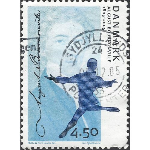 DENMARK, August Bournonville, blue 2005, 4.50Kr