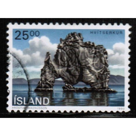 1990 Iceland - Landscape 25.00 kr - used Sc #713
