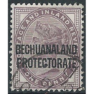 Bechuanaland 1887 SG61 1d Lilac Fine Used ..