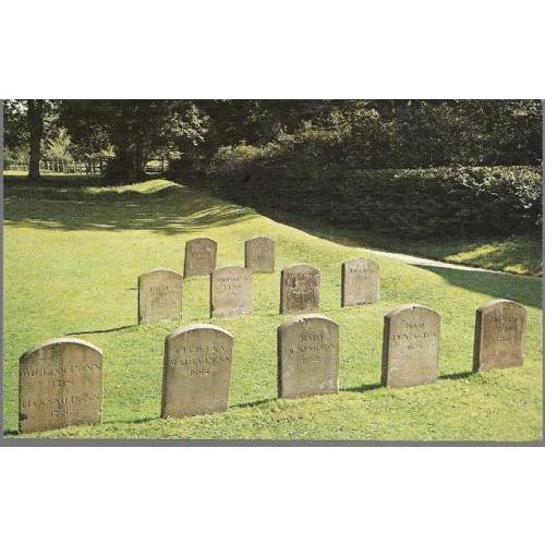 Jordans, Buckinghamshire - Quaker Meeting House burial ground - postcard c.1970s