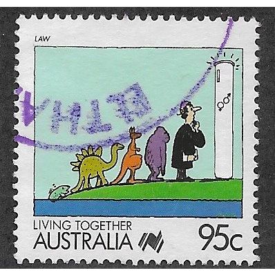AUS 1988 90c 'LIVING TOGETHER - LAW' FINE USED (EBID67-230)