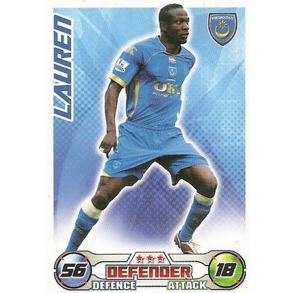 Topps Match Attax 2008/09 Cards: Portsmouth - Defender, Lauren