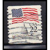 Used 2115 22c U.S. Flag Very Fine CNS 21 PA5799