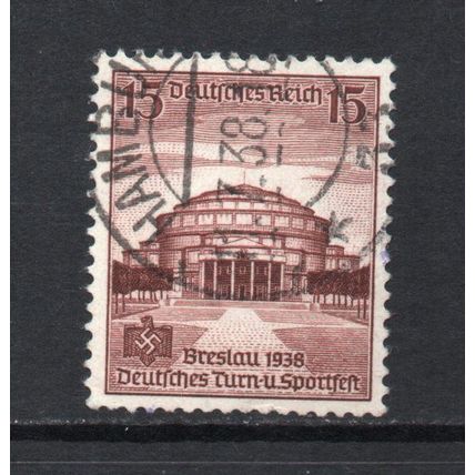 Germany - 1938 - 15pf Breslau Athletic Competition, Used
