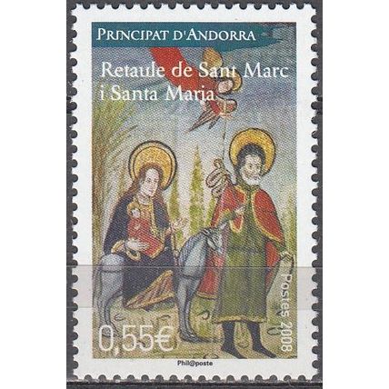 Andorre Français 2008 Yvert 665 Neuf ** Cote (2017) 2.00 € La Fuite en Egypte