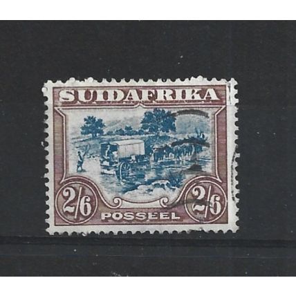 SouthAfrica.SG49b 2s 6d Ox-Wagon.Afrikaans Inscription.Fine Used.Aug25a