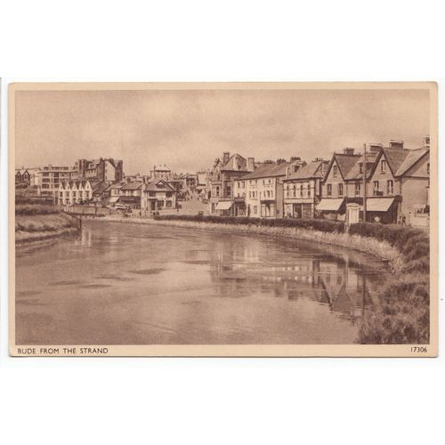 Bude from the Strand Cornwall Postcard 17306
