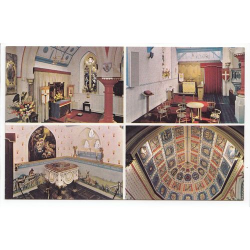 St Lukes Church Torquay Devon Postcard